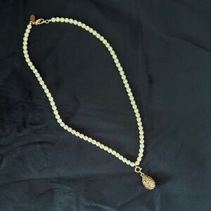 Joan Rivers Collection Pearl and Gold Fabergé Egg necklace